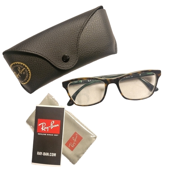 Ray Ban Optics Rb 5279 5974  Eyeglasses Frames Tortoise Green UNISEX - Picture 7 of 12